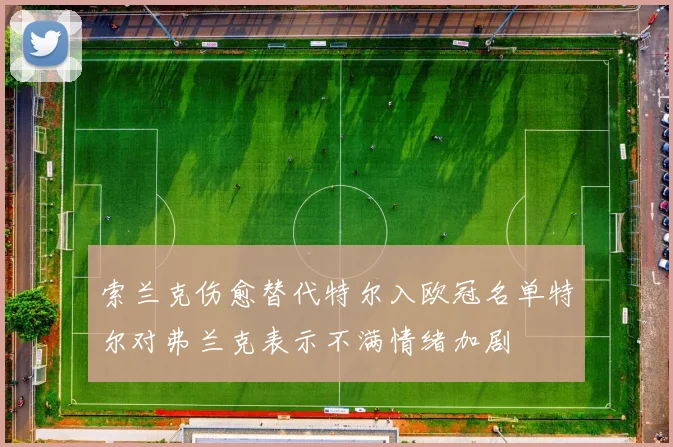 索兰克伤愈替代特尔入欧冠名单特尔对弗兰克表示不满情绪加剧